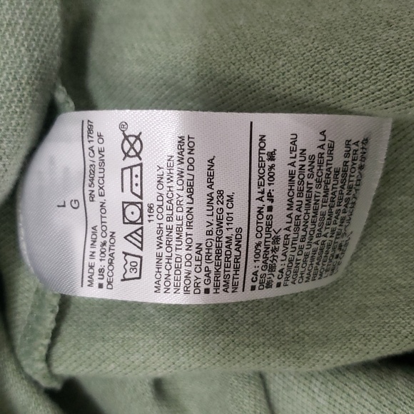 Mens Banana Republic Comfortable Organically Grown Cotton Monogram Pique Polo - Picture 7 of 7